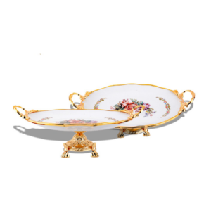 دیس ابری بزرگ پایه برنزی لمونژ پانیذ 200/1
