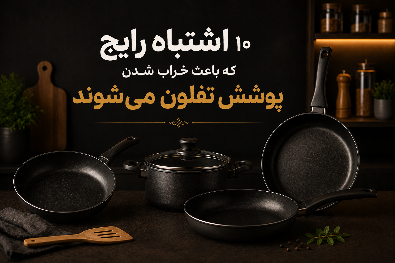 ۱۰ اشتباه رایج که باعث خراب شدن پوشش تفلون می‌شوند