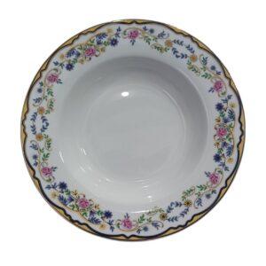 بشقاب گود 22 طرح گلستان چینی زرین درجه عالی