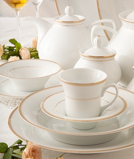 سرویس چینی 35 پارچه شهرزاد سپینود 6 نفره چینی زرین - تصویر 2